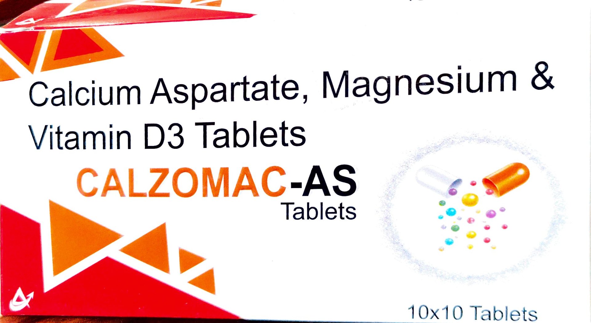 Calzomac-AS — Calcium Aspartate, Magnesium & Vitamin D3